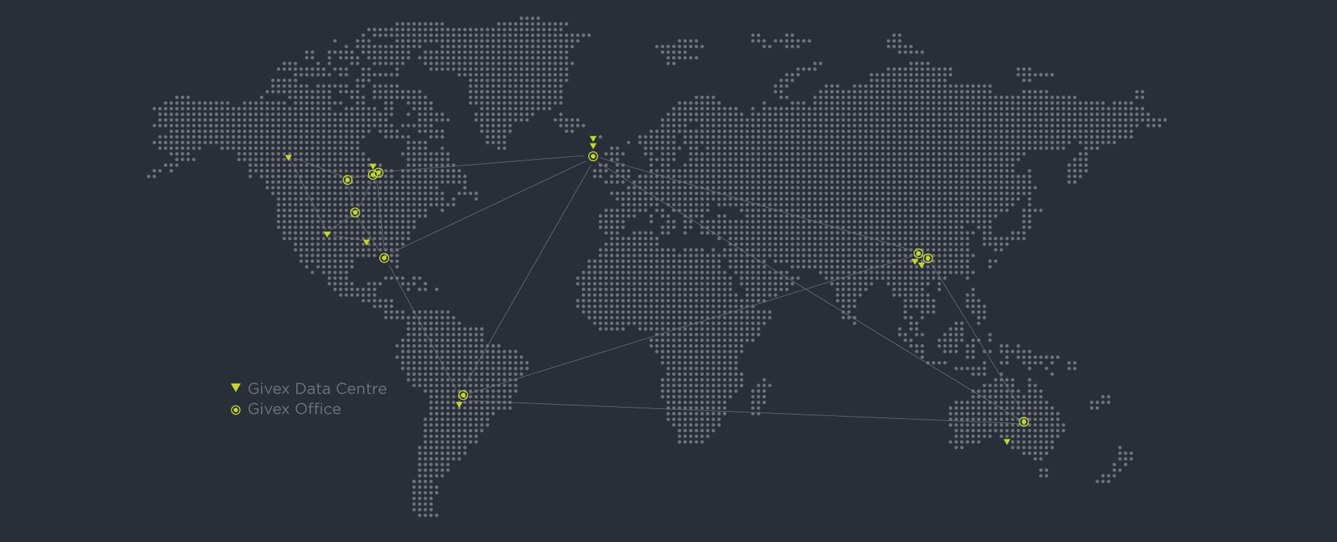 Givex office conceptual map